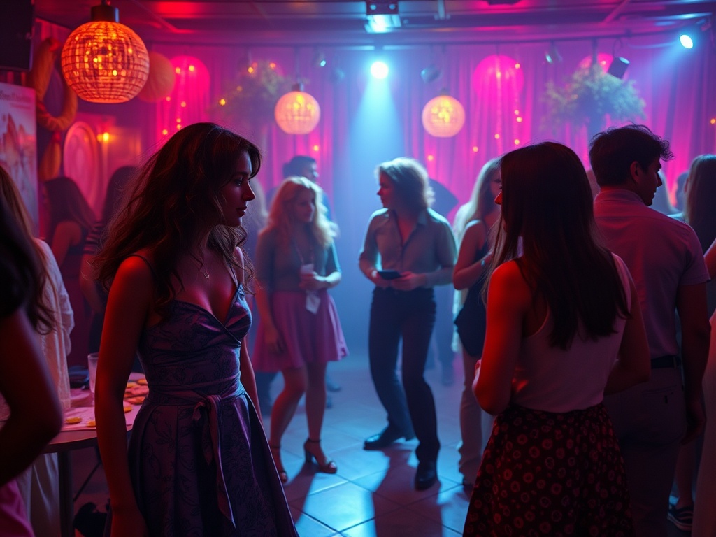 impreza w stylu lat 70 jak się ubrać