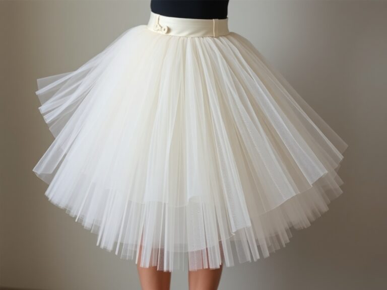 tiulowa spódnica z czym łączyć